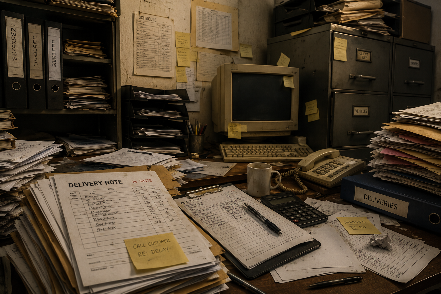 Paperwork based freight workflow